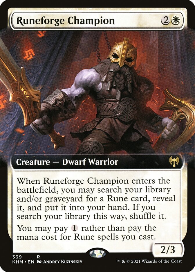 Runeforge Champion Extended Art Foil