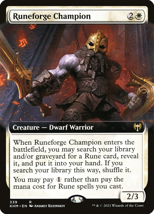 Runeforge Champion Extended Art Foil