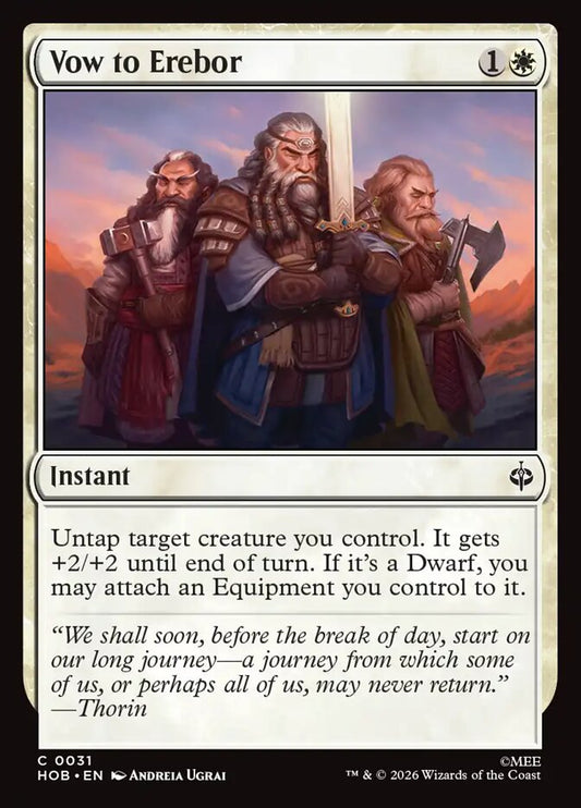 Vow to Erebor Foil