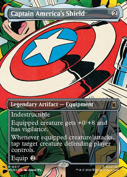 Captain America's Shield Borderless Scene