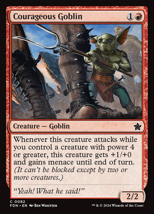 Courageous Goblin Foil