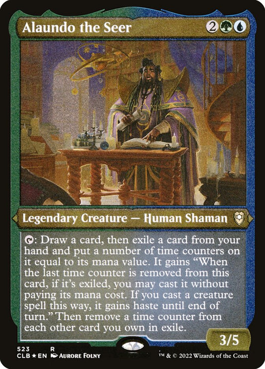 Alaundo the Seer Etched Foil