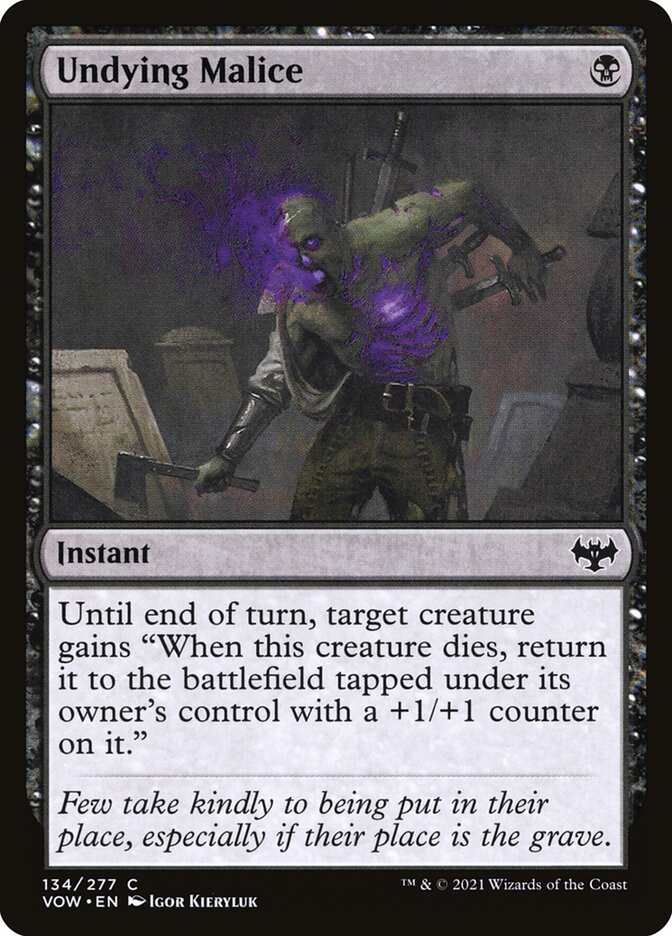 Undying Malice Foil