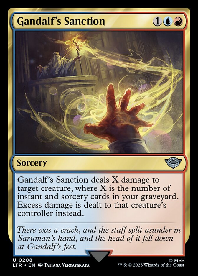 Gandalf's Sanction Foil