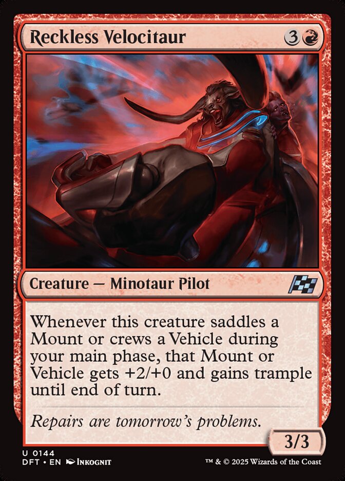 Reckless Velocitaur Foil