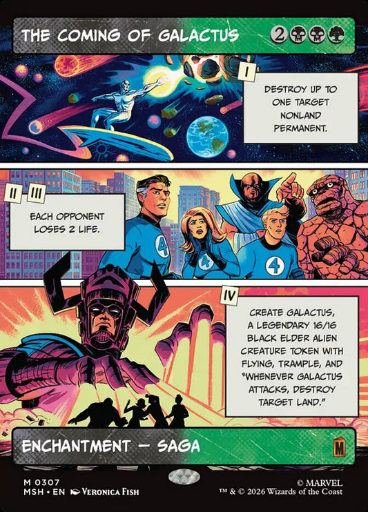 The Coming of Galactus Showcase Foil