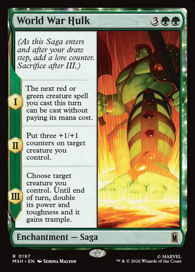 World War Hulk Foil