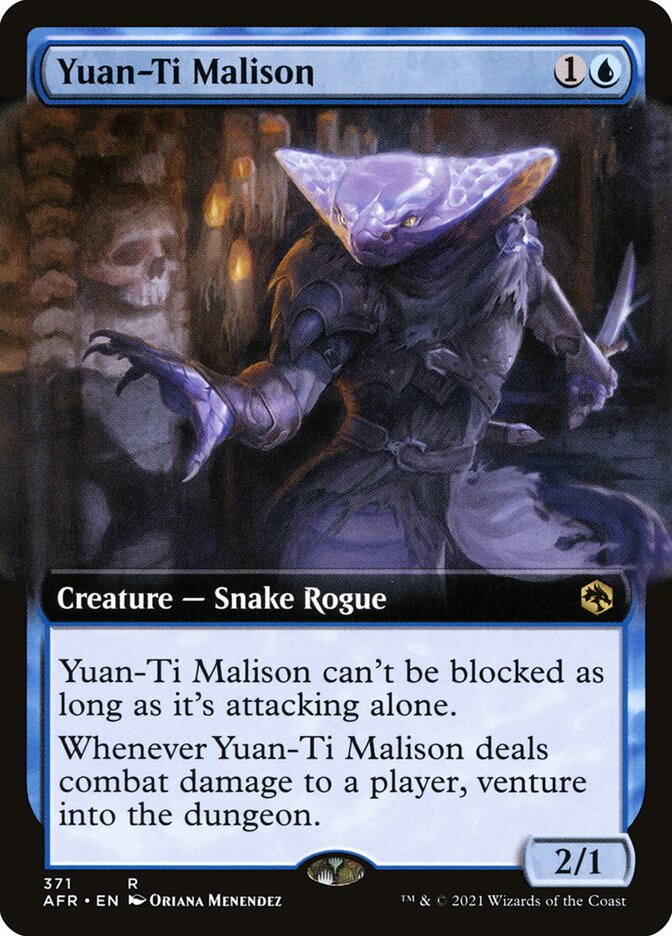 Yuan-Ti Malison Extended Art Foil