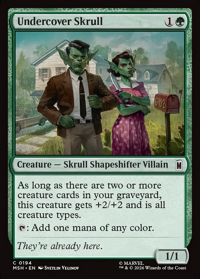 Undercover Skrull Foil