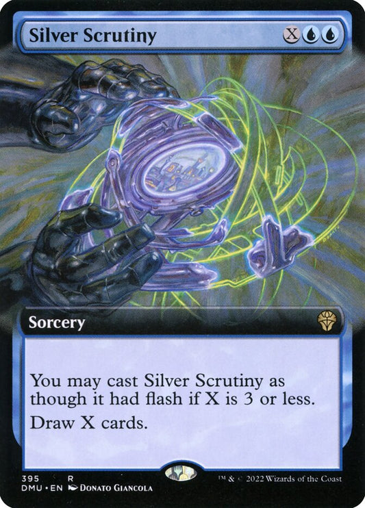 Silver Scrutiny Extended Art Foil