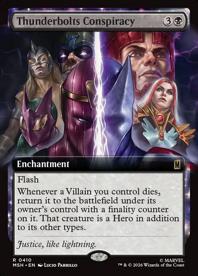 Thunderbolts Conspiracy Extended Art Foil