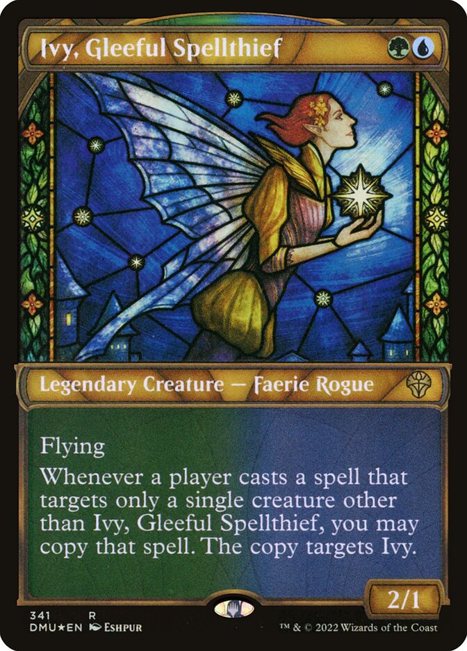 Ivy, Gleeful Spellthief Textured Foil