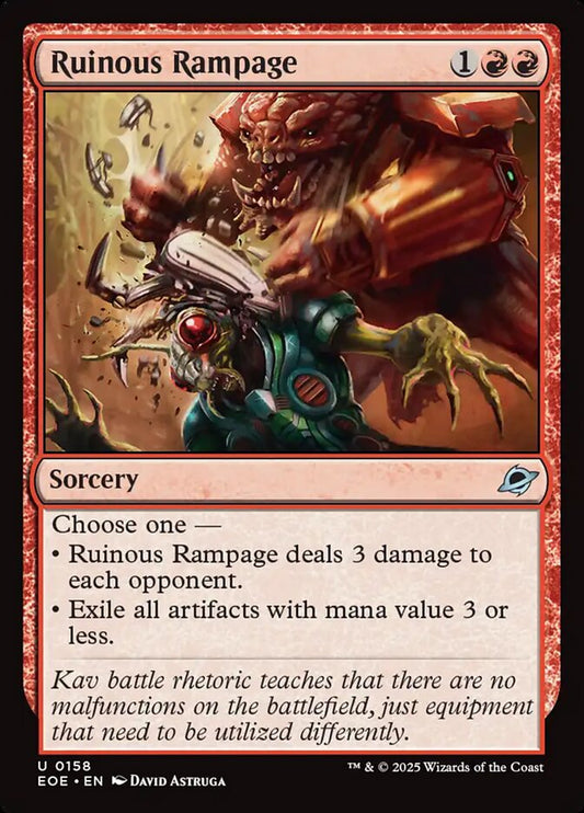 Ruinous Rampage Foil