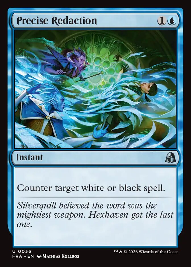 Precise Redaction Foil