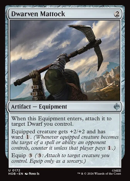 Dwarven Mattock Foil