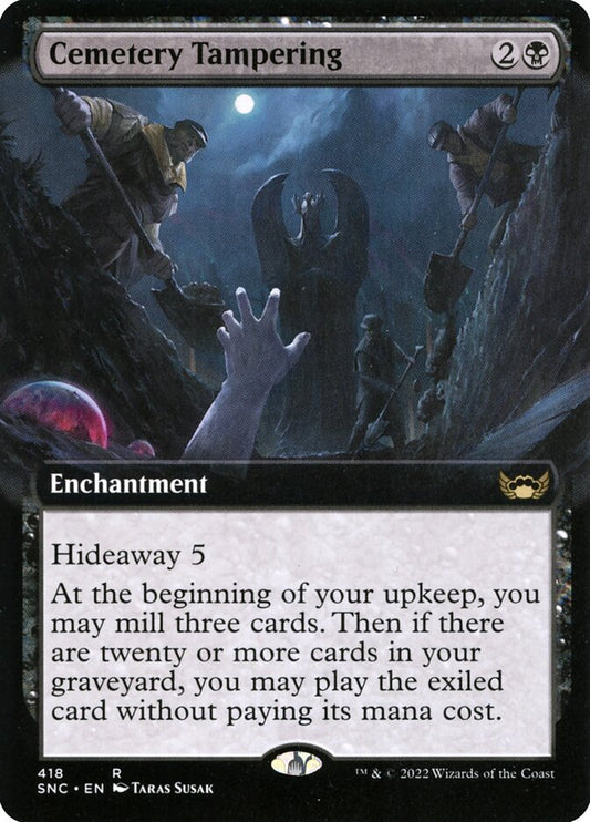 Cemetery Tampering Extended Art