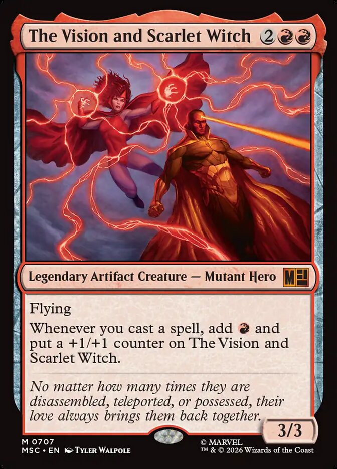 The Vision and Scarlet Witch Foil