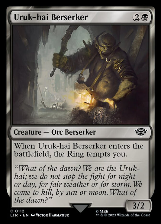 Uruk-hai Berserker Foil