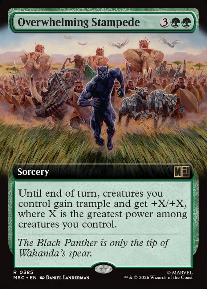 Overwhelming Stampede Extended Art