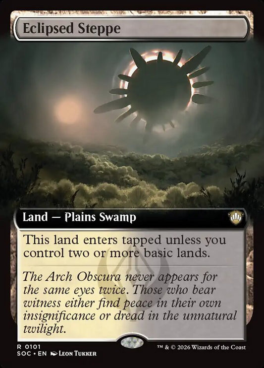 Eclipsed Steppe Extended Art