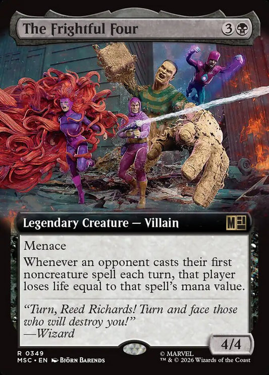 The Frightful Four Extended Art