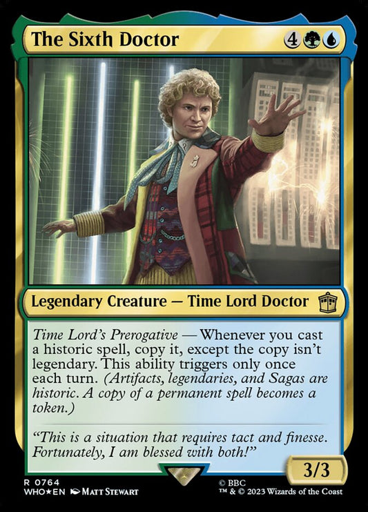 The Sixth Doctor Surge Foil