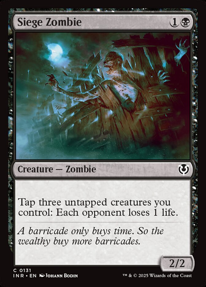 Siege Zombie Foil