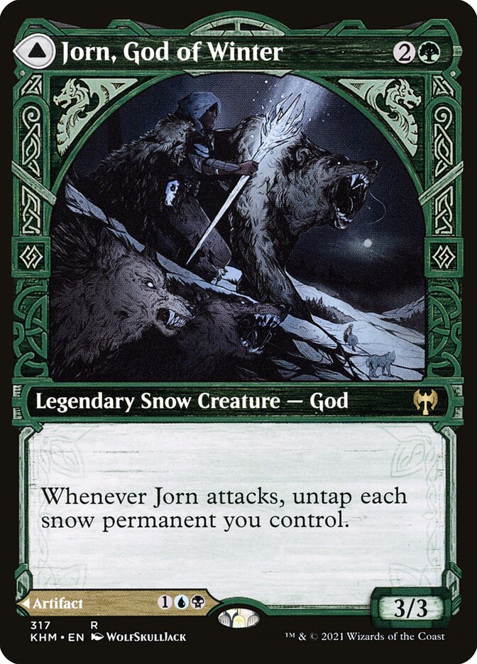 Jorn, God of Winter // Kaldring, the Rimestaff Showcase Foil
