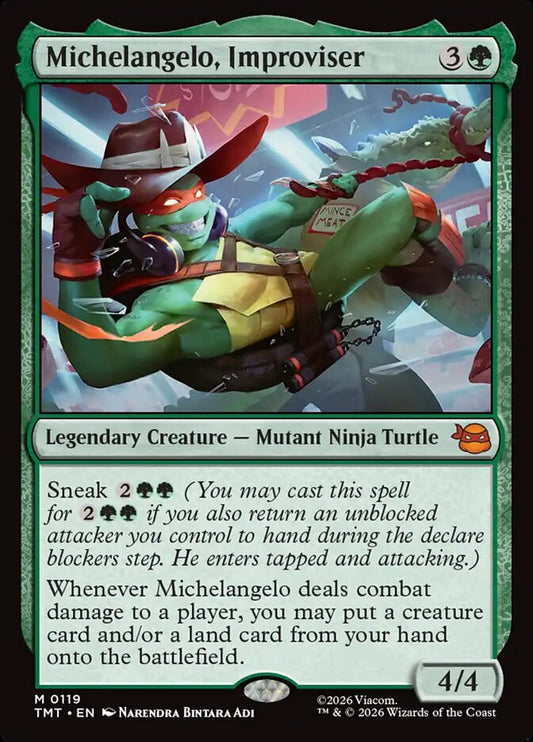 Michelangelo, Improviser Foil