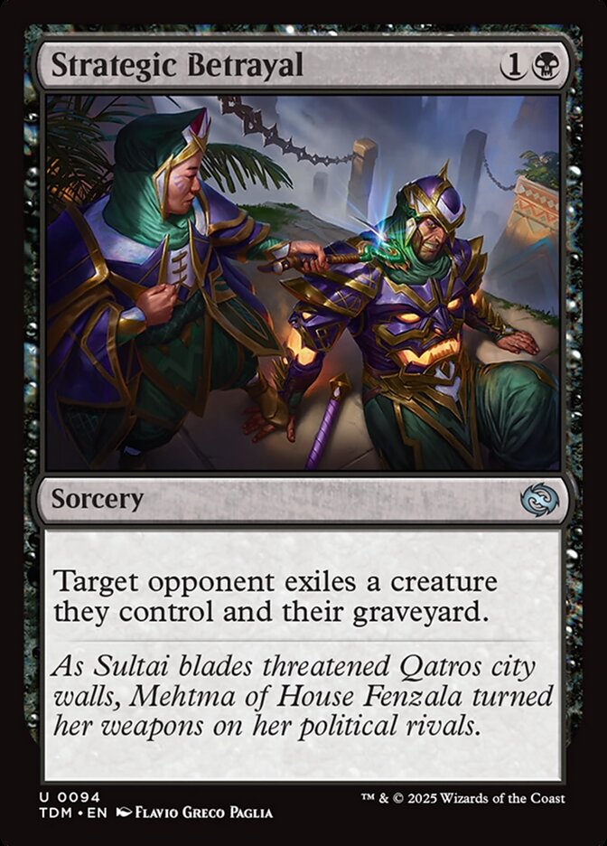 Strategic Betrayal Foil