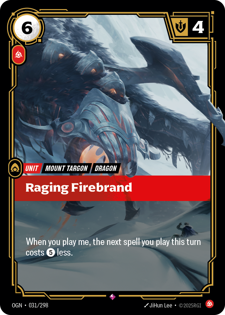 Raging Firebrand Foil