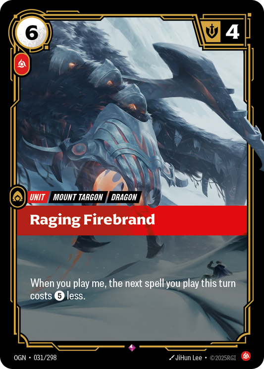Raging Firebrand Foil