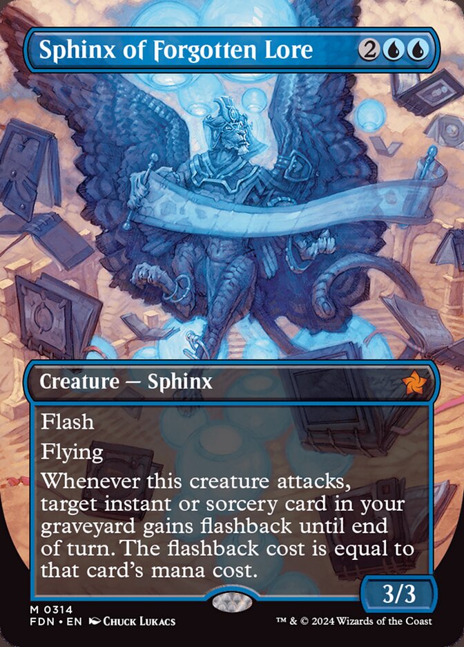 Sphinx of Forgotten Lore Borderless