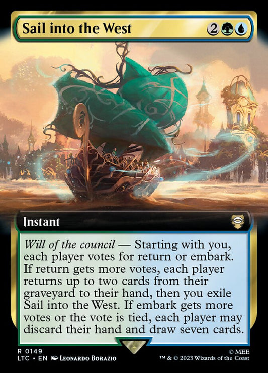 Sail into the West Extended Art