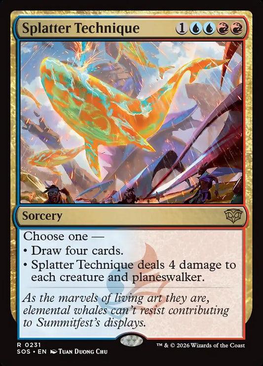 Splatter Technique Foil