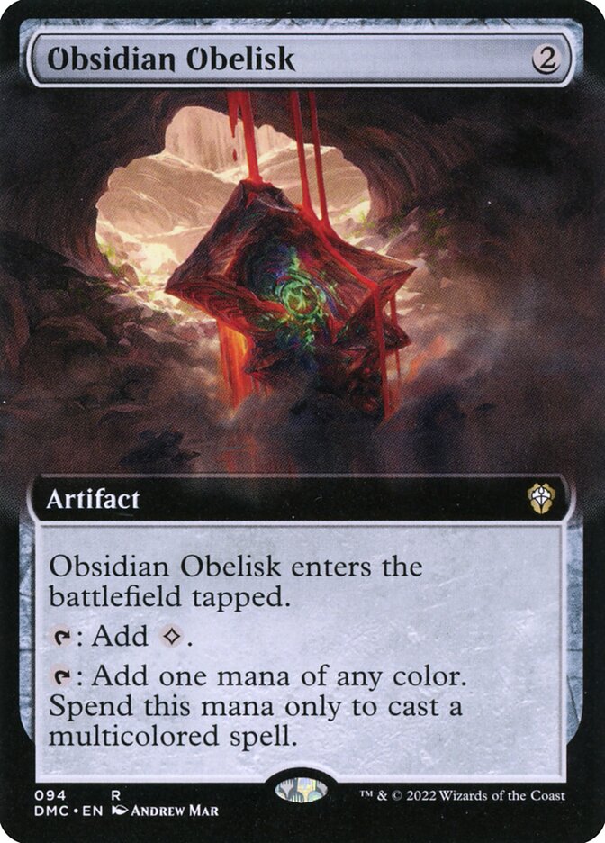 Obsidian Obelisk Extended Art
