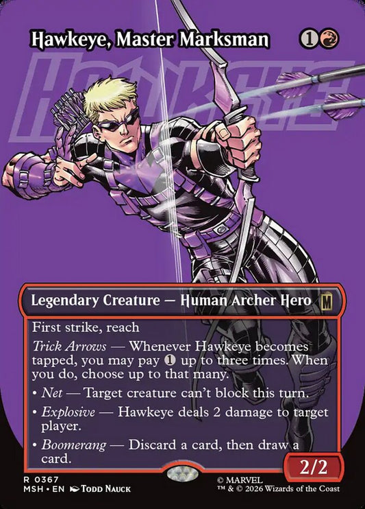 Hawkeye, Master Marksman Borderless Logo