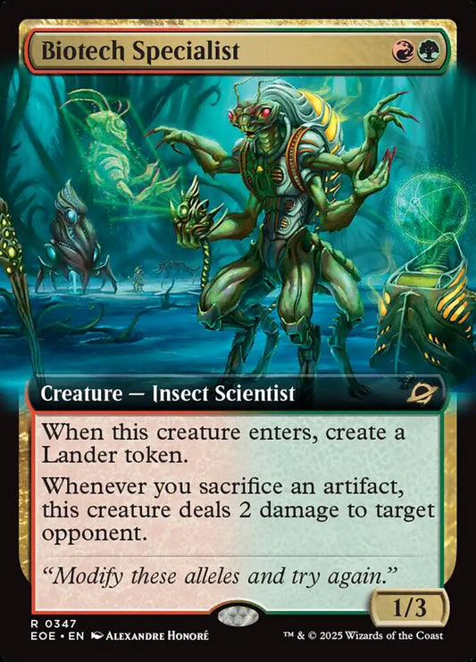 Biotech Specialist Extended Art