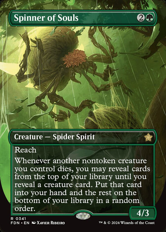 Spinner of Souls Borderless Foil