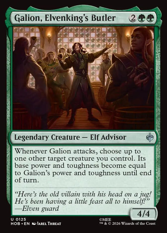 Galion, Elvenking's Butler Foil