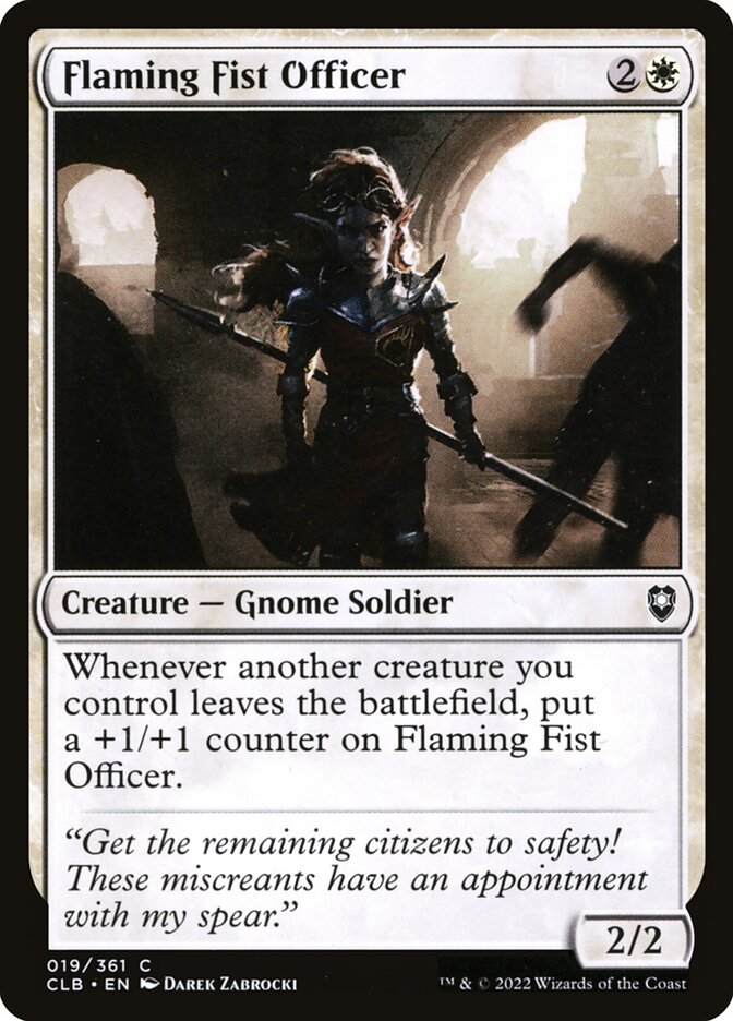 Flaming Fist Officer Foil