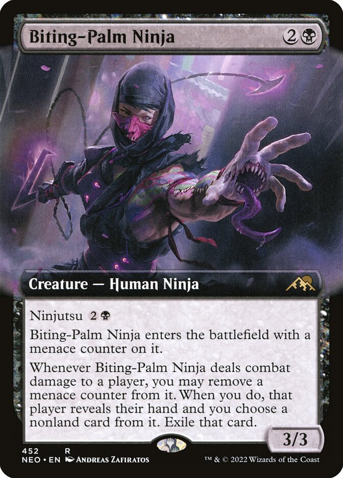 Biting-Palm Ninja Extended Art Foil