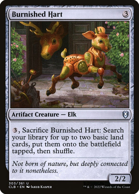 Burnished Hart Foil