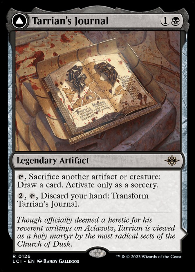 Tarrian's Journal // The Tomb of Aclazotz Foil