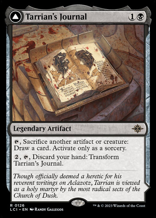 Tarrian's Journal // The Tomb of Aclazotz Foil