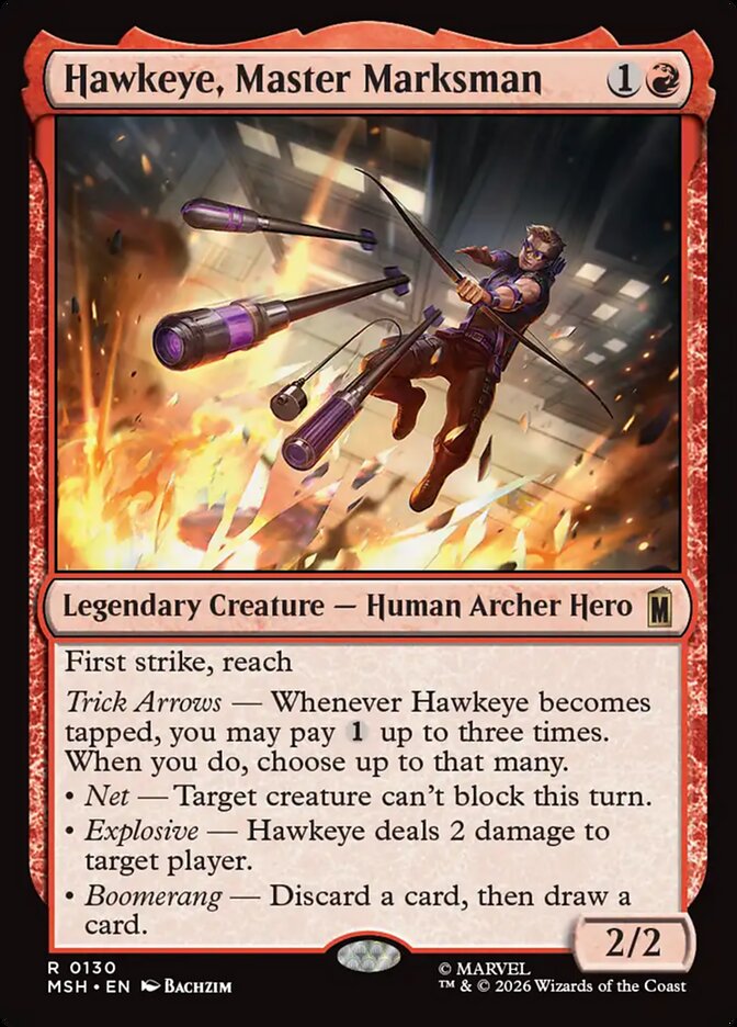 Hawkeye, Master Marksman Foil
