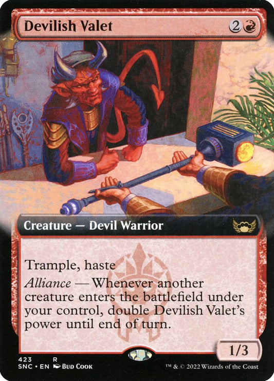 Devilish Valet Extended Art