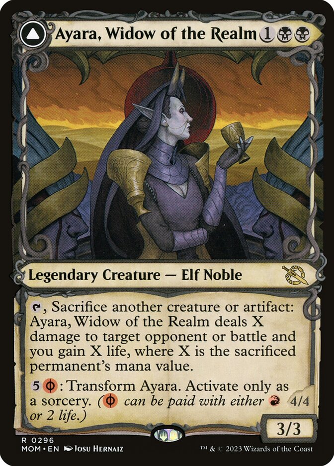 Ayara, Widow of the Realm // Ayara, Furnace Queen Showcase