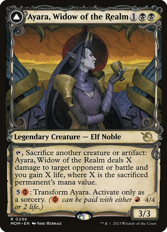 Ayara, Widow of the Realm // Ayara, Furnace Queen Showcase