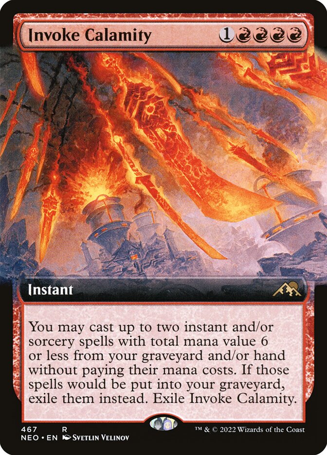 Invoke Calamity Extended Art Foil
